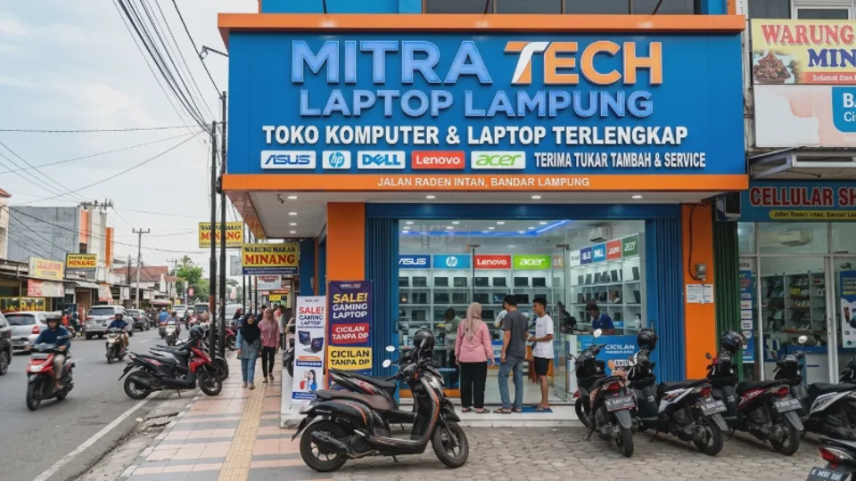 10 Rekomendasi Toko Laptop Terpercaya di Lampung 2026: Alamat, Harga, dan Layanan Garansi