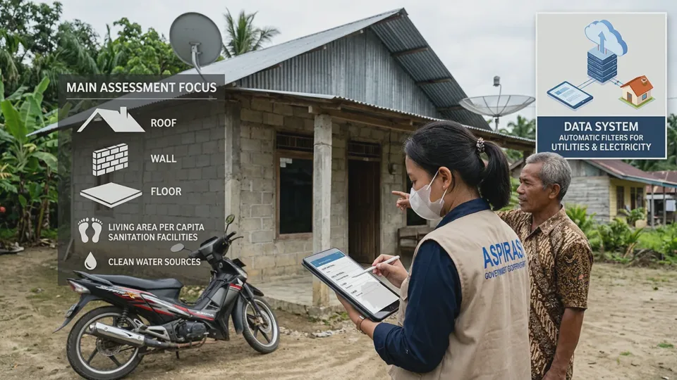 39 Variabel Penilaian Rumah Saat Verifikasi Bansos Kemensos: Indikator Fisik & Sanitasi