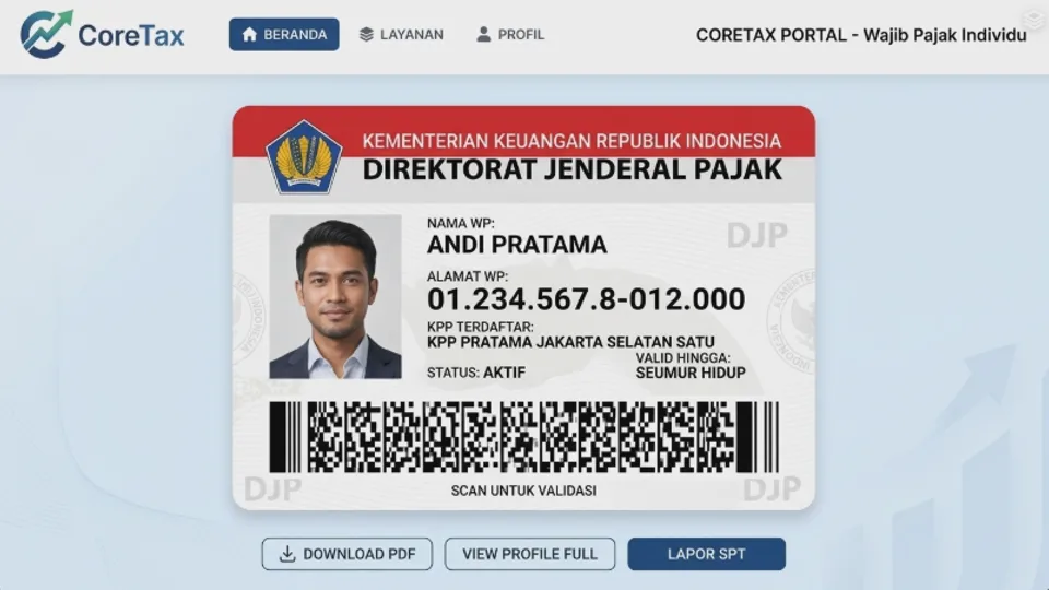 Cara Download Kartu Digital NPWP di Coretax dengan Mudah Untuk Pemula