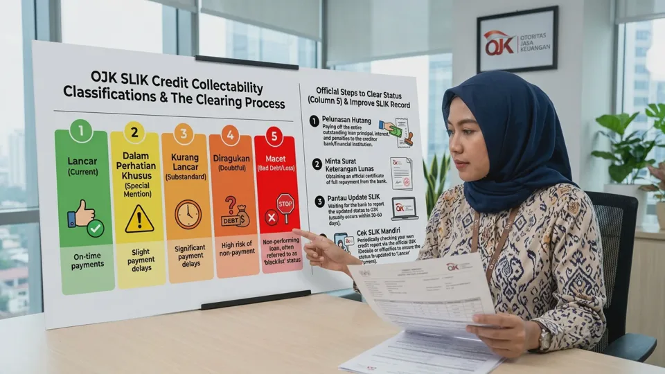 Cara Membersihkan BI Checking Kol 5 dan Blacklist SLIK OJK Resmi