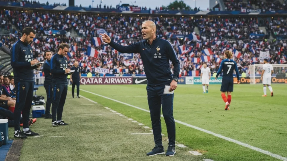 Debut Manis Zinedine Zidane, Prancis Tekuk Turki 1-0