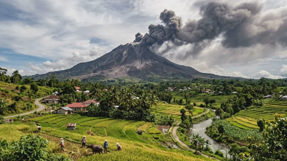 Erupsi Gunung Sinabung 31 Agustus 2026, Kolom Abu Capai 3.500 Meter