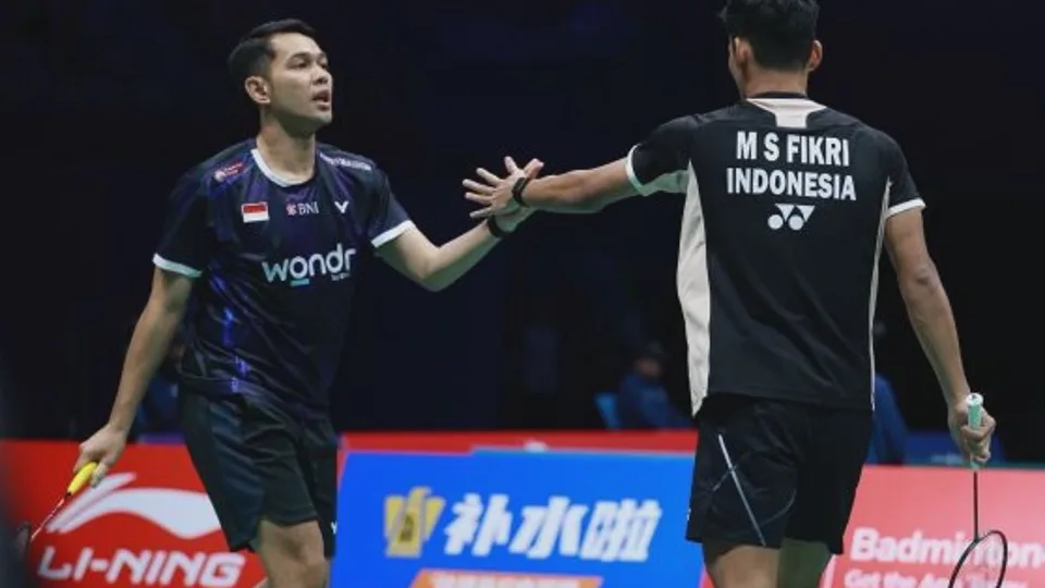 Fajar/Fikri Melaju ke Babak 16 Besar Bulu Tangkis Asian Games 2026