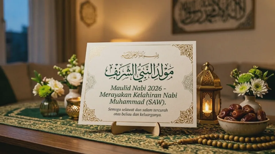 Kumpulan Ucapan Maulid Nabi 2026 untuk Status WA, Caption IG, dan TikTok: Singkat tapi Berkesan