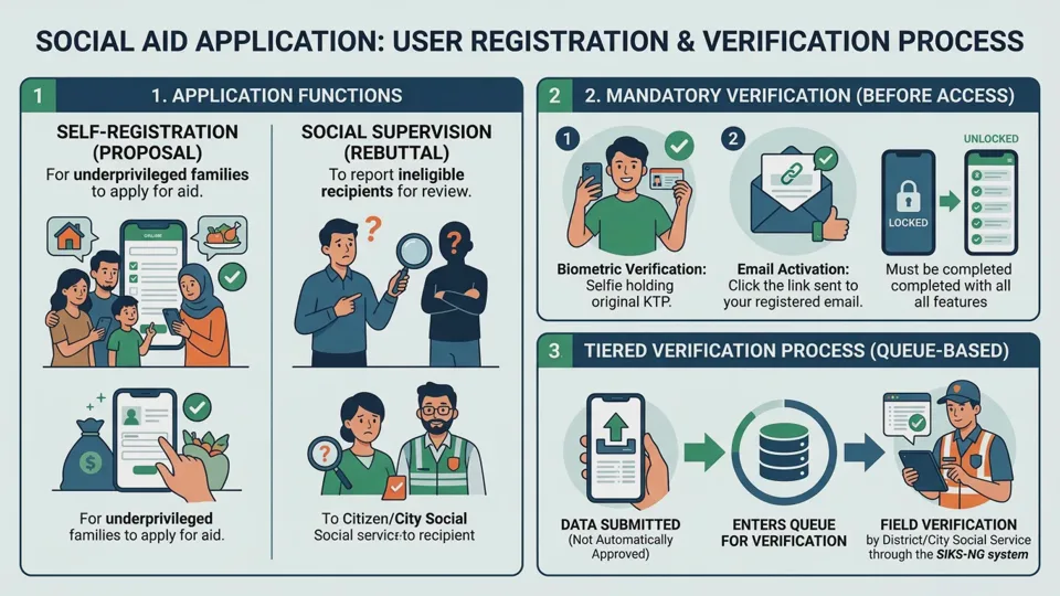 Cara Mengajukan Usulan dan Sanggahan Data Desil di Aplikasi Cek Bansos Kemensos